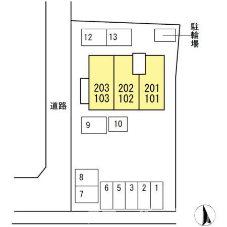 エポック２１の区画図