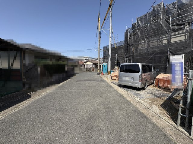 【その他】 | 福岡市南区警弥郷2丁目3期　2号棟（全2棟）【仲介手数料無料・0円】 | 現地写真。前面道路です。