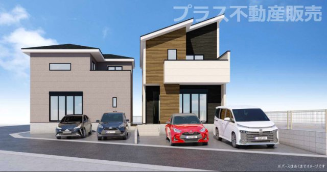 【外観】 | 福岡市南区警弥郷2丁目3期　2号棟（全2棟）【仲介手数料無料・0円】 | 建築中の物件は、お近くのモデルハウスも一緒にご覧頂けます。