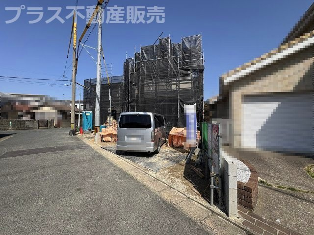 【外観】 | 福岡市南区警弥郷2丁目3期　2号棟（全2棟）【仲介手数料無料・0円】 | 現地写真。プラス不動産販売なら、現場の全ての棟をまとめてご見学頂けます。