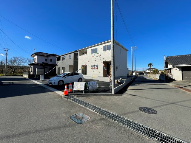 新築戸建・新築建売　いわき市佐糠町第8　植田小・植田中の前面道路含む現地写真