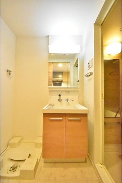 ハーモニーレジデンス門前仲町の独立洗面台