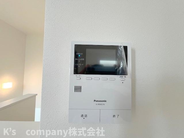 藤沢市辻堂1丁目　新築戸建　A号棟の防犯設備|訪問者の顔が見えて安心です♪