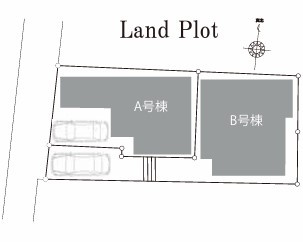 藤沢市辻堂1丁目　新築戸建　A号棟の区画図|区画図☆