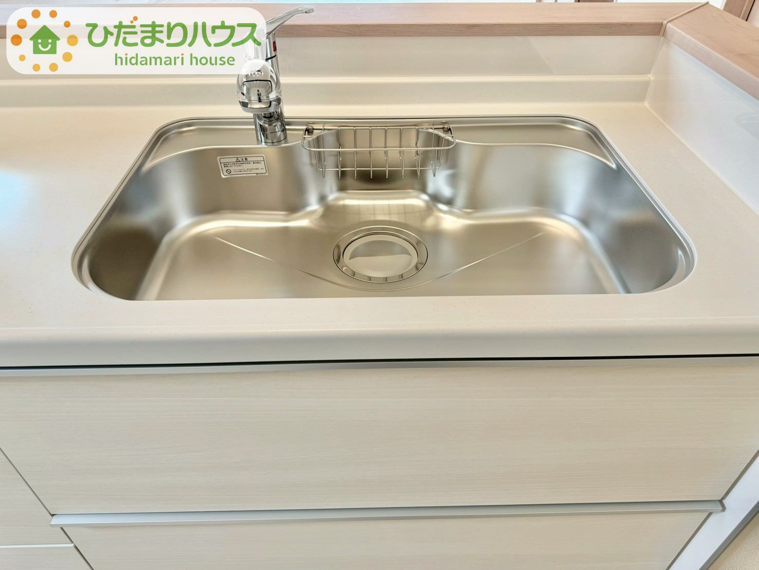 野田山崎2工区　新築戸建　2-G号棟のキッチン|お子様も自然とお手伝いができる、オープンキッチンで、ママも大助かり(^^♪							
