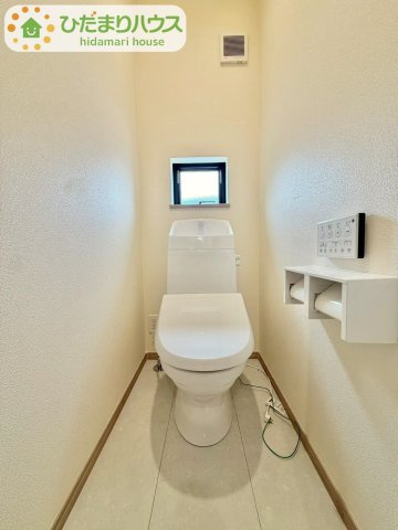 野田山崎2工区　新築戸建　2-G号棟のトイレ|トイレは1F、2F共に完備！取り合いになることがありませんね(^^)/								
