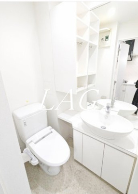 【洗面所】 | ＡＸＡＳ代々木八幡アジールコート | 洗面台です。