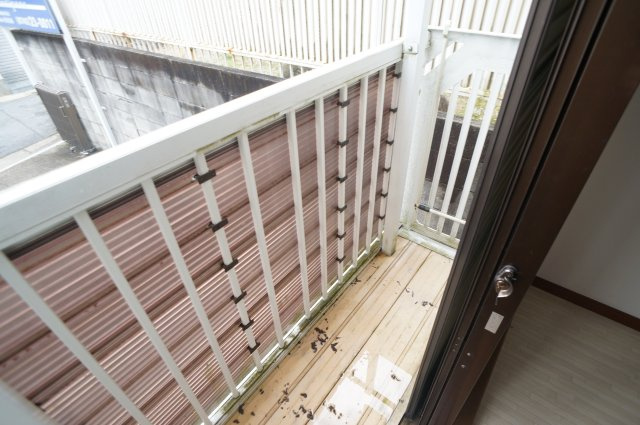 シャトー福岡のバルコニー