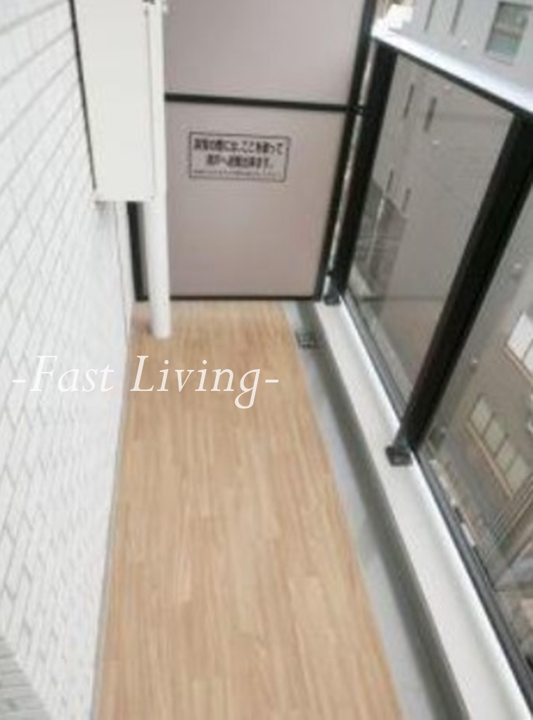 レクシード神楽坂のバルコニー