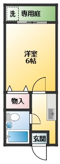 ハイツ恵本の間取り