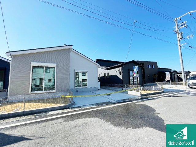 東近江市林田町　第1・2期　新築一戸建ての外観|お客様に長く安心して住んでいだだける事にこだわった家づくり！住んでからのアフターサービスにもしっかりと取り組んでいます！