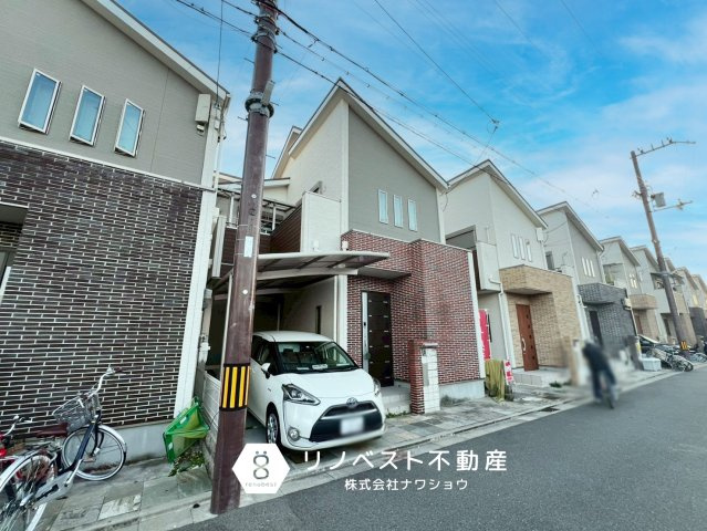 東大阪市大蓮北３丁目の前面道路含む現地写真|前道幅員約6.7ｍなので、車の出し入れも楽々です♪