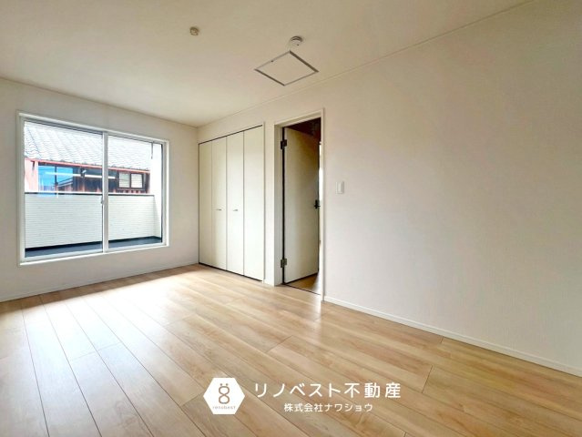 東大阪市布市町　第1の洋室|全洋室クローゼット付き！収納家具を減らせてお部屋を広くお使いいただけます◎