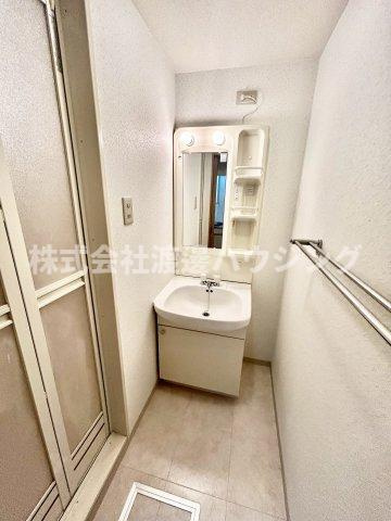 ソレイユ吹田の洗面所