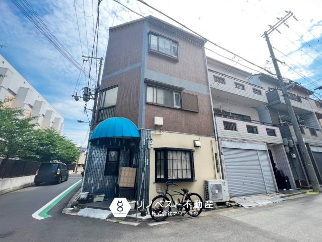 生野区中川６丁目の前面道路含む現地写真|角地に立地し視認性良好◎喫茶店などにおススメな店舗付住宅です！