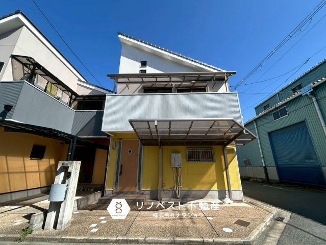 東大阪市御厨東1丁目の前面道路含む現地写真|角地に位置し前面道路も広めなので駐車するのも楽々です♪