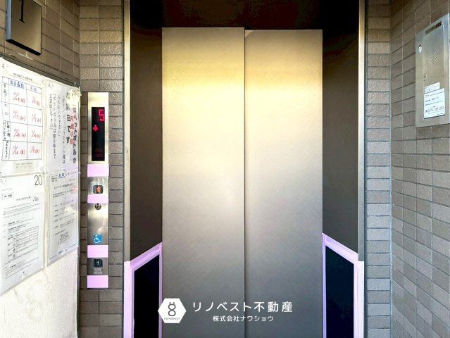 藤和東石切ホームズ見晴らしの丘のその他共用部分|エレベーターも完備されているので移動も楽々です♪