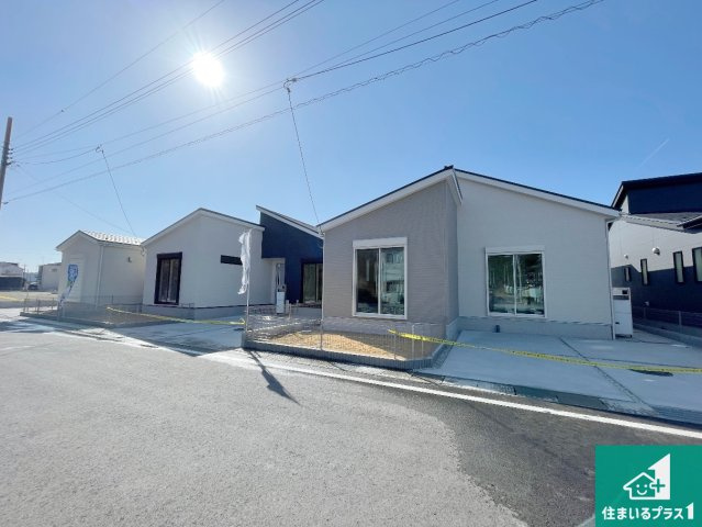 東近江市林田町　第1・2期　新築一戸建ての外観|安心の10年保証！外観を美しく保ち、雨水で汚れを落とします！気になることがありましたら、お気軽にお問い合わせください！