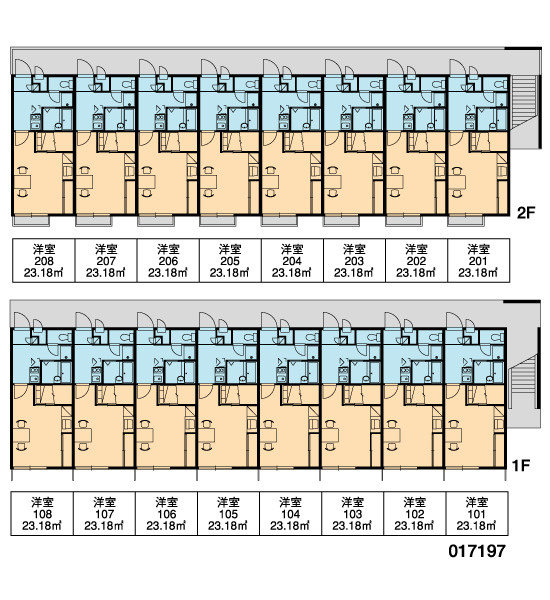 レオパレスコンフォートの区画図|画像3