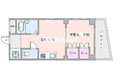 コーポハマの間取り