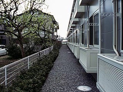 レオパレス土浦Dのバルコニー