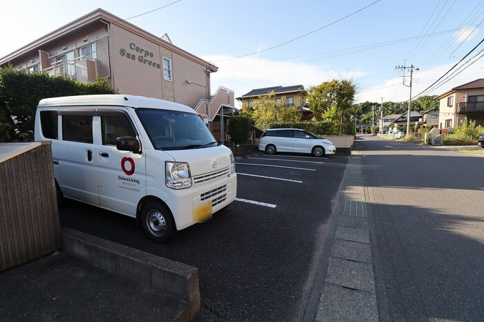 コーポサングリーンの駐車場|駐車場