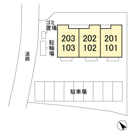 チェスナットの区画図