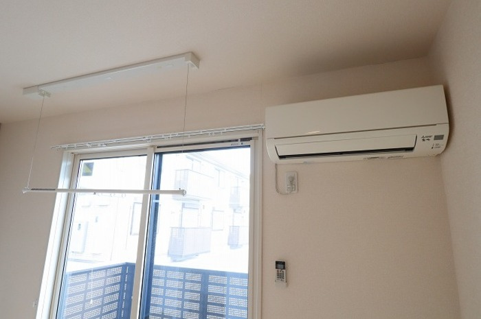 フォレスト サイトの設備|室内物干し・エアコン付き