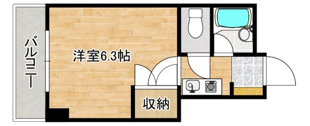 エステート24東雲の間取り