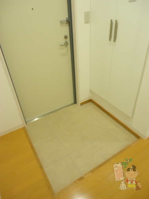 アルバ鹿田町の玄関