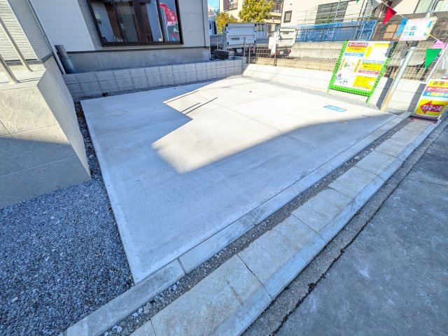 牛久市南　17期　新築戸建て　1号棟の駐車場|駐車は２台可能です♪