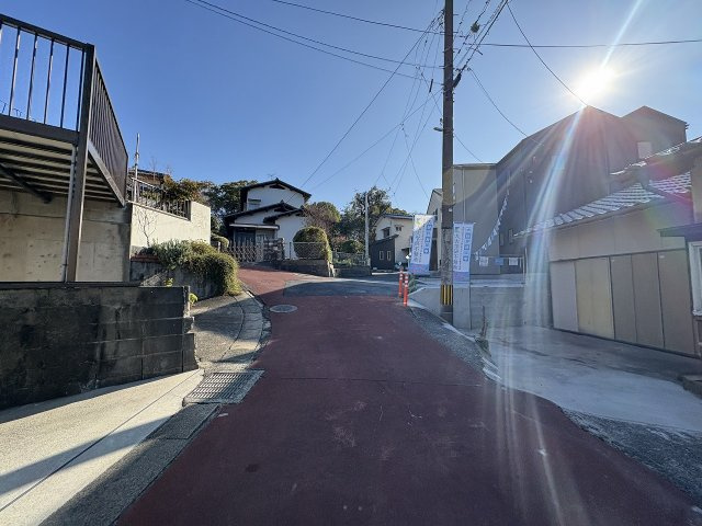 【その他】 | 福岡市南区中尾1丁目3期　2号棟（全2棟）【仲介手数料無料・0円】 | 現地写真。前面道路です。