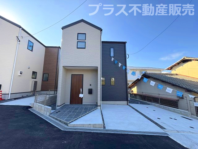 【外観】 | 福岡市南区中尾1丁目3期　2号棟（全2棟）【仲介手数料無料・0円】 | 現地写真。同じ物件を見るなら、プラス不動産販売にお任せ下さい。