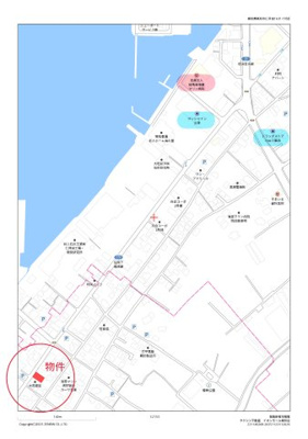 【地図】 | （ご成約）売地　高知市種崎　＠3