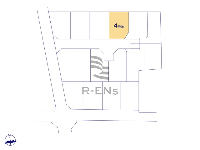 【区画図】 | 西東京市泉町３丁目　売地　４区画 | 全16区画の新しい街の誕生です