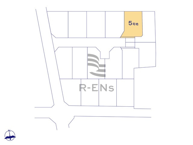 【区画図】 | 西東京市泉町３丁目　売地　５区画 | 全16区画の新しい街の誕生です