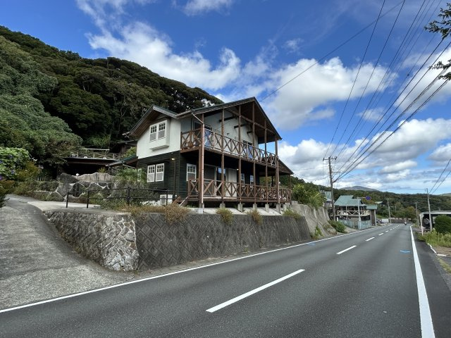 南伊豆町　妻良の前面道路含む現地写真