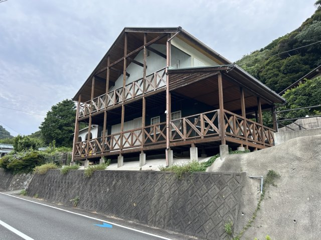 南伊豆町　妻良の前面道路含む現地写真