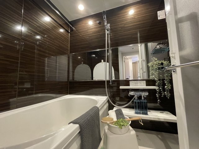 駅徒歩５分で駐車場が1住戸1台無償！？【ミオカステーロ十日市場ステッサ】リフォームの浴室|日々の暮らしに欠かせないお風呂です