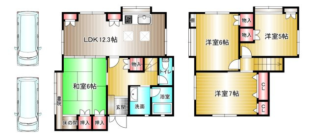 和歌山市太田の間取り