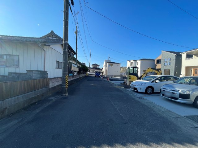 新築戸建・新築建売　いわき市泉町5丁目第2　泉小・泉中の前面道路含む現地写真