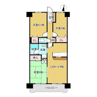 【間取り】 | ジェンティール川口