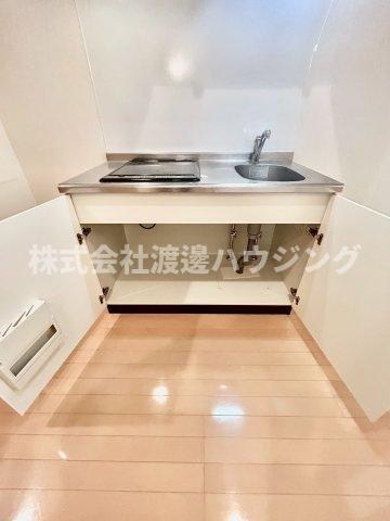 ラ・フィーネ江坂のキッチン|キッチン下収納