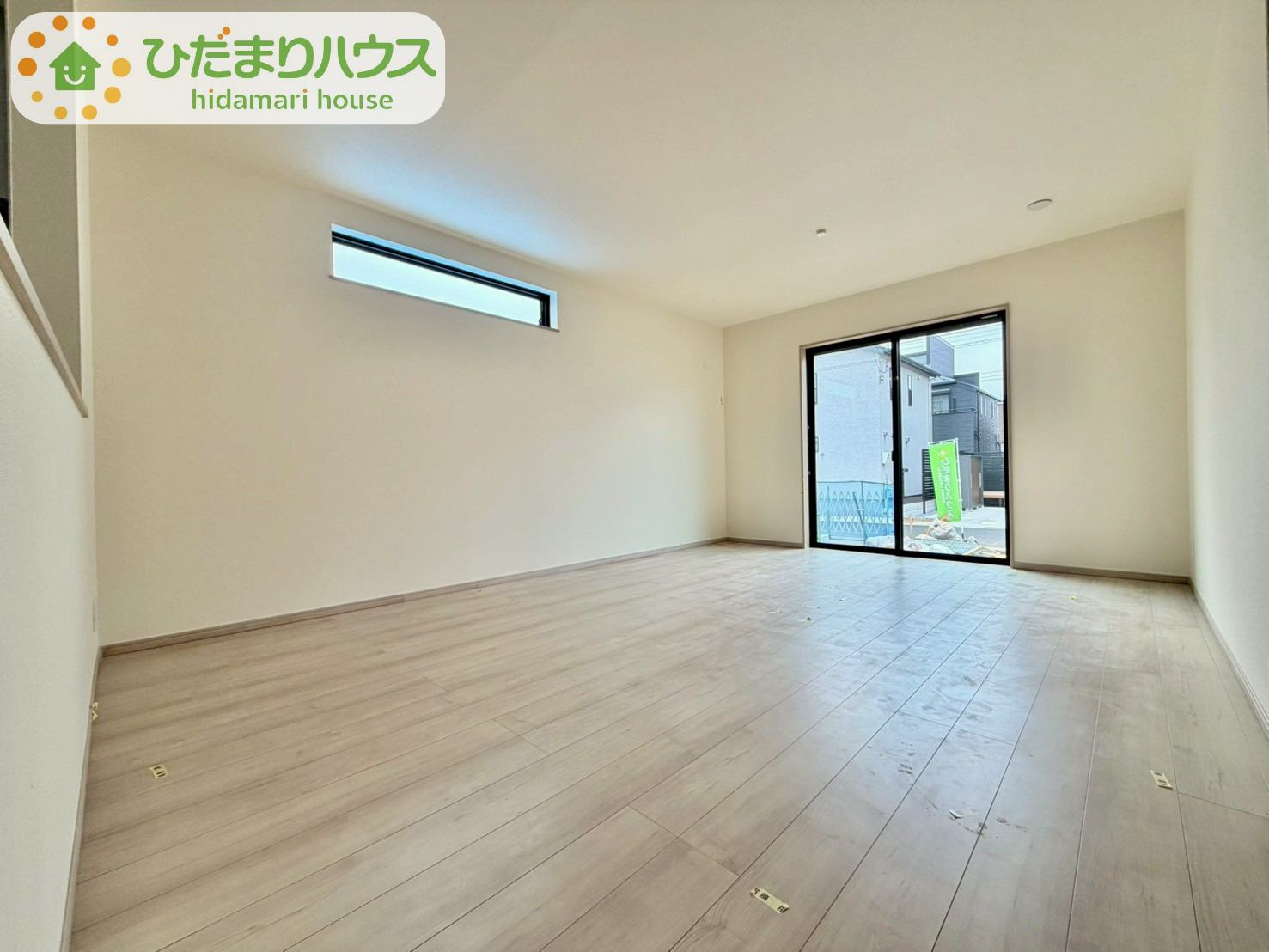 野田山崎2工区　新築戸建　2-I号棟の居間・リビング|大型テレビに大型ソファー(^^)どんなインテリアにしますか？							
