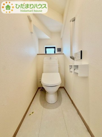 野田山崎2工区　新築戸建　2-I号棟のトイレ|白を基調としたトイレは、インテリア次第でどんな空間になるかワクワクしますね♪							
