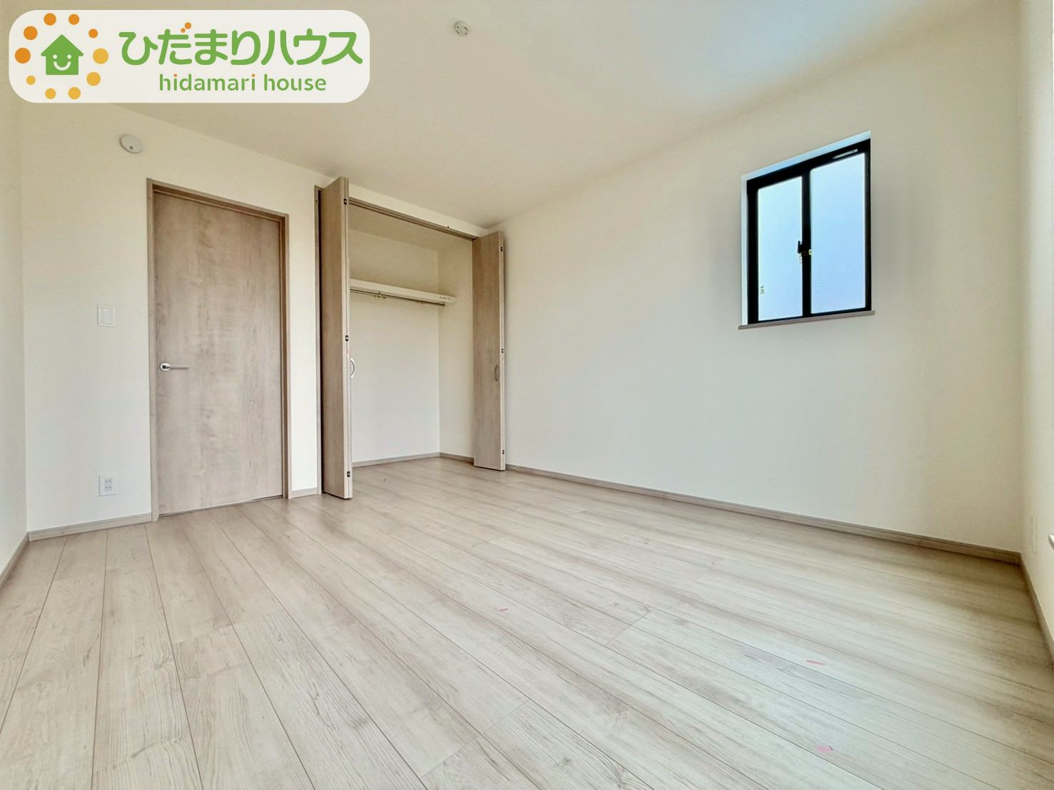 野田山崎2工区　新築戸建　2-I号棟の寝室|ゆとりのある主寝室！ご家族全員で寝れちゃいます(^^♪						
