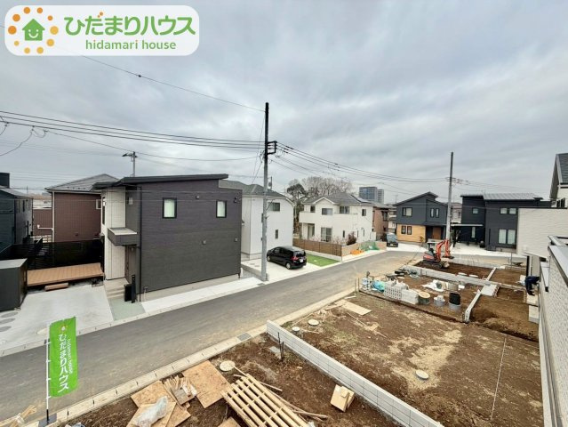 野田山崎2工区　新築戸建　2-I号棟の展望|陽当り良好です！