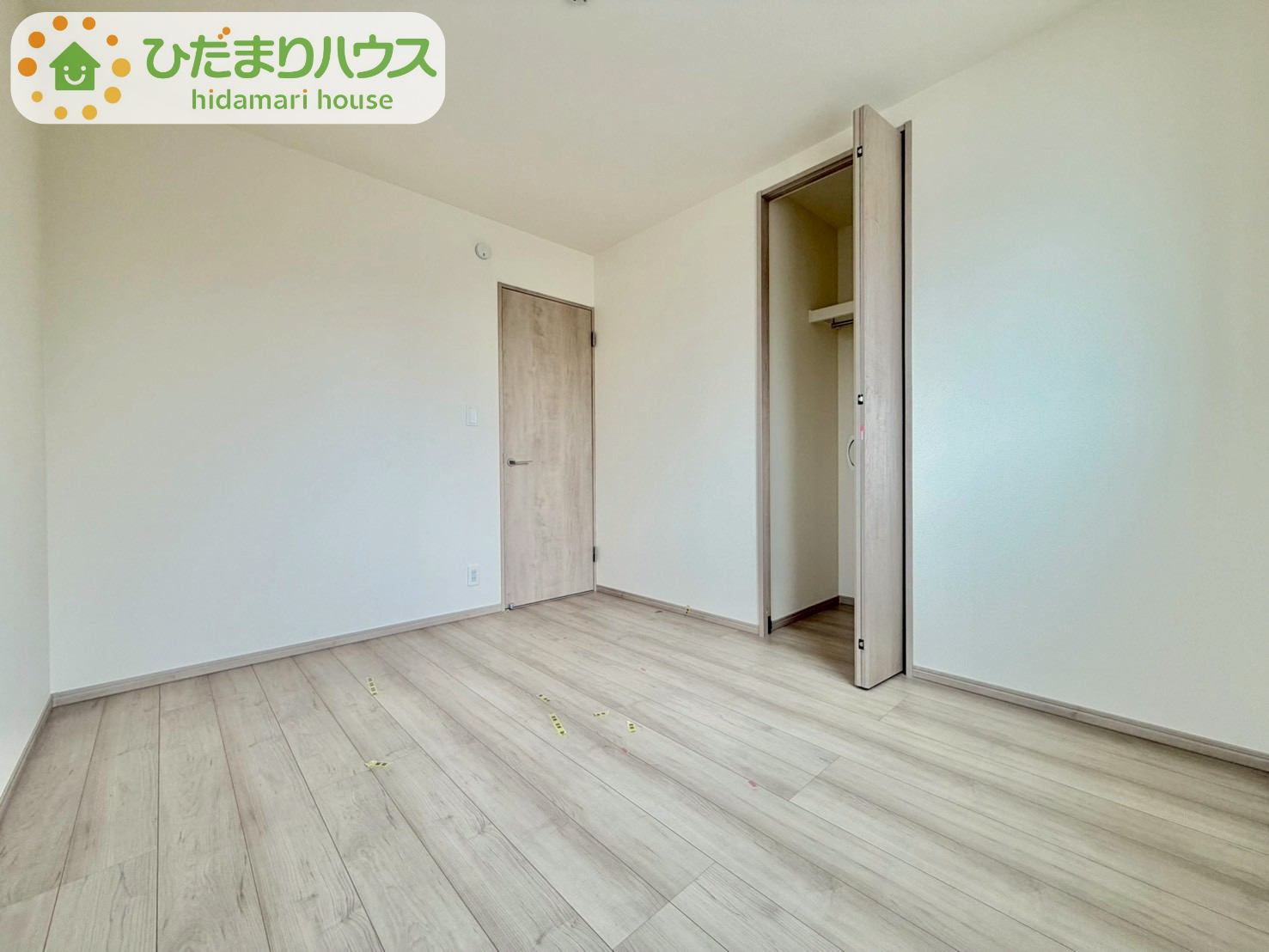 野田山崎2工区　新築戸建　2-I号棟の洋室|２階に4部屋あるので、パパの書斎やママの趣味の部屋も実現可能です(^O^)							
