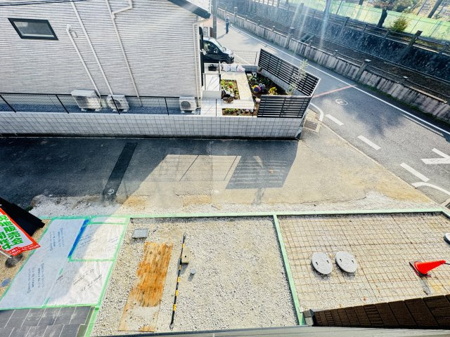 市川市宮久保１丁目新築戸建【百合台小学校：9分】の展望|バルコニーより道路側眺望