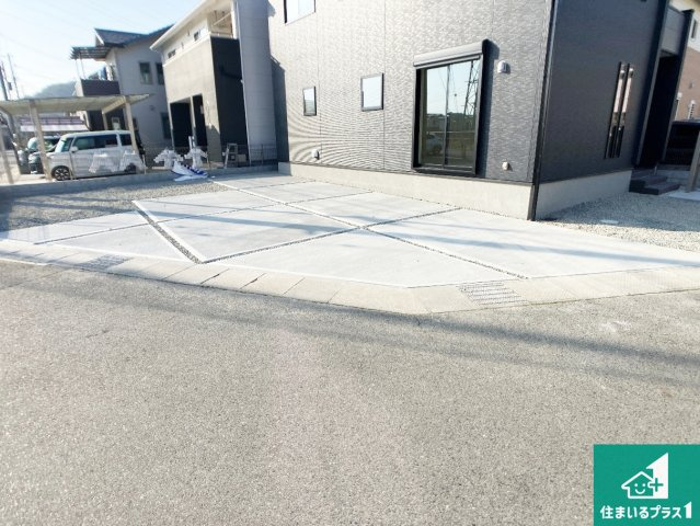 赤穂市南野中　第4期　新築一戸建ての駐車場|駐車スペース！散水栓があるので、こまめに愛車を洗えます！